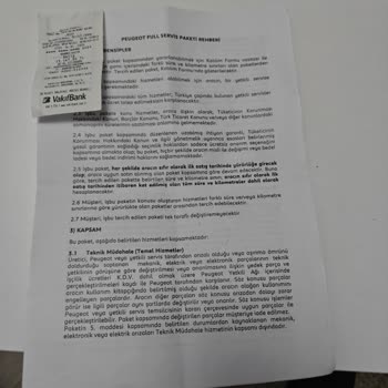 Peugeot Servisinde Hava Filtresi Sorunu