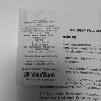 Peugeot Servisinde Hava Filtresi Sorunu