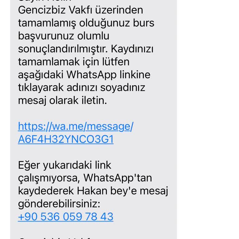 Şüpheli Burs Başvurusu Ve Kişisel Bilgilerin Güvenliği