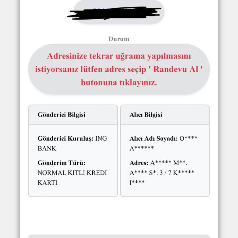 Kuryenet Kart Teslimatında Sürekli Gecikme