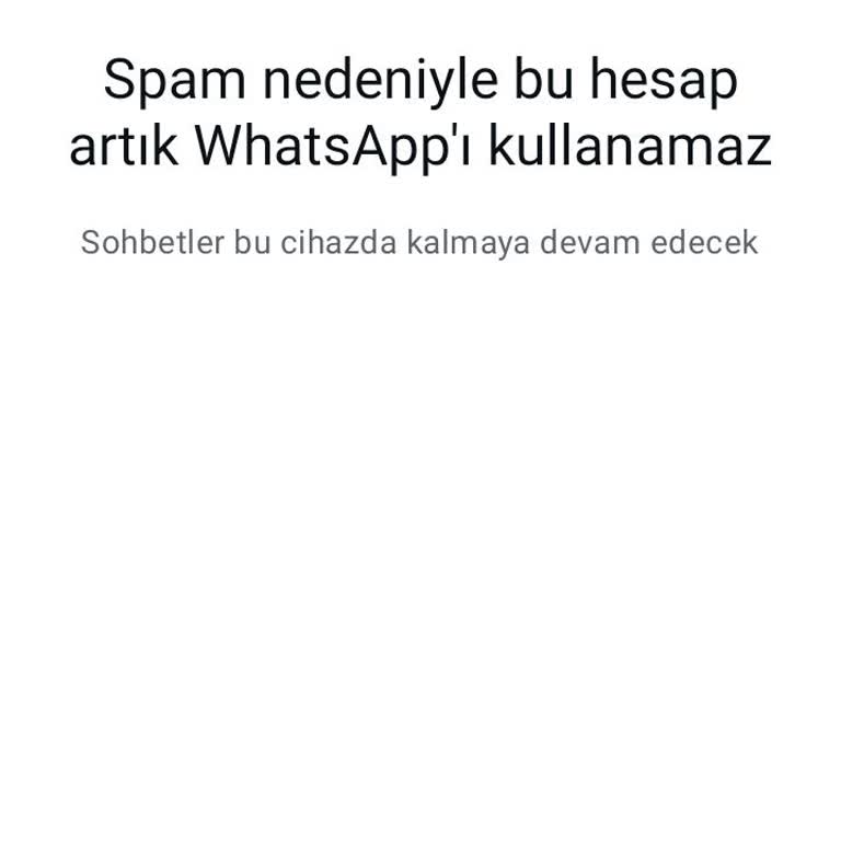 WhatsApp Hattım Sürekli Haksız Yere Kapanıyor