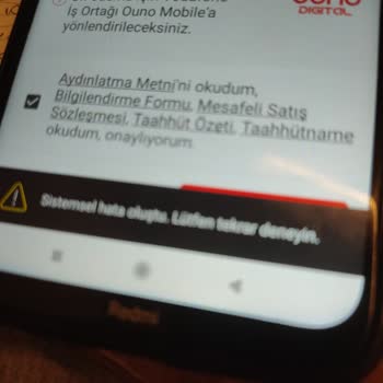 Faturaya Ek Cihaz Alımında Sürekli Sistem Hatası