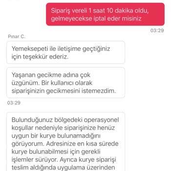 Sahur Siparişimde Teslimat Ve İade Sorunu