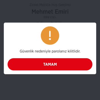 Ziraat Bankası'nda Güvenlik Sorunu Ve Bloke Edilen Hesaplar