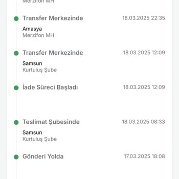 Kargo Teslimatında Yetersiz Hizmet