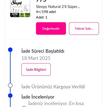 İptal Edilemeyen Sipariş Ve Geciken Ücret İadesi