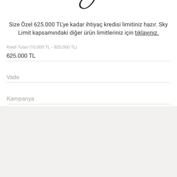VakıfBank Sky Limit'te Aniden Kısıtlanan Kredi Sorunu
