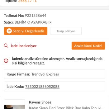 Trendyol İademde Gecikme Ve Mağduriyet