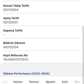 Findeks'te Yanlış Kanuni Takip Sorunu