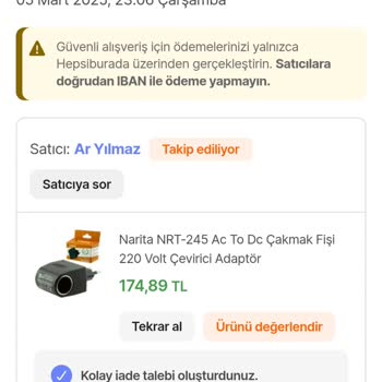 Yanlış Ürün İadesi Ve Kontrolsüz Kargo Teslimatı
