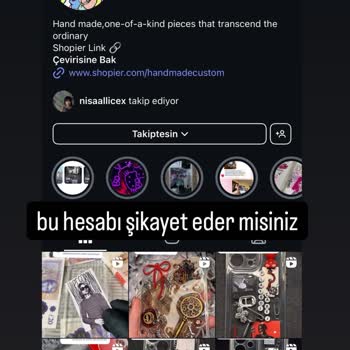 Handmadecustom Satıcısından Aldatıcı Hizmet Ve Ürün Teslimatı Sorunu