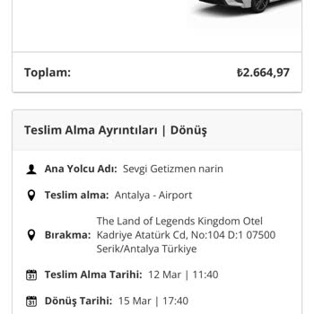 Pegasus Transfer Hizmeti Mağduriyeti