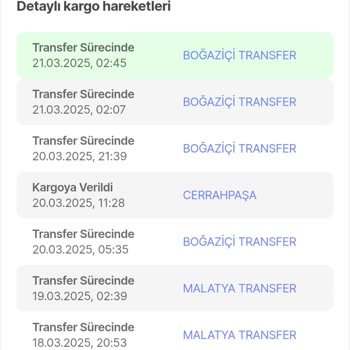 Aras Kargo Cerrahpaşa Şubesi'nde Teslimat Sorunu