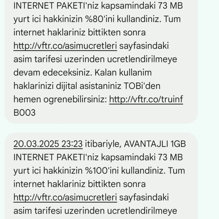 Vodafone Ek Paket Sorunu Ve Yanıltıcı Bilgilendirme