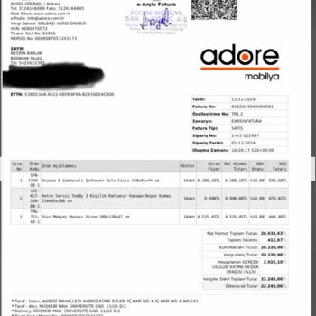 Adore Mağazası'nda Çöken Minderler Ve İlgisiz Müşteri Hizmetleri