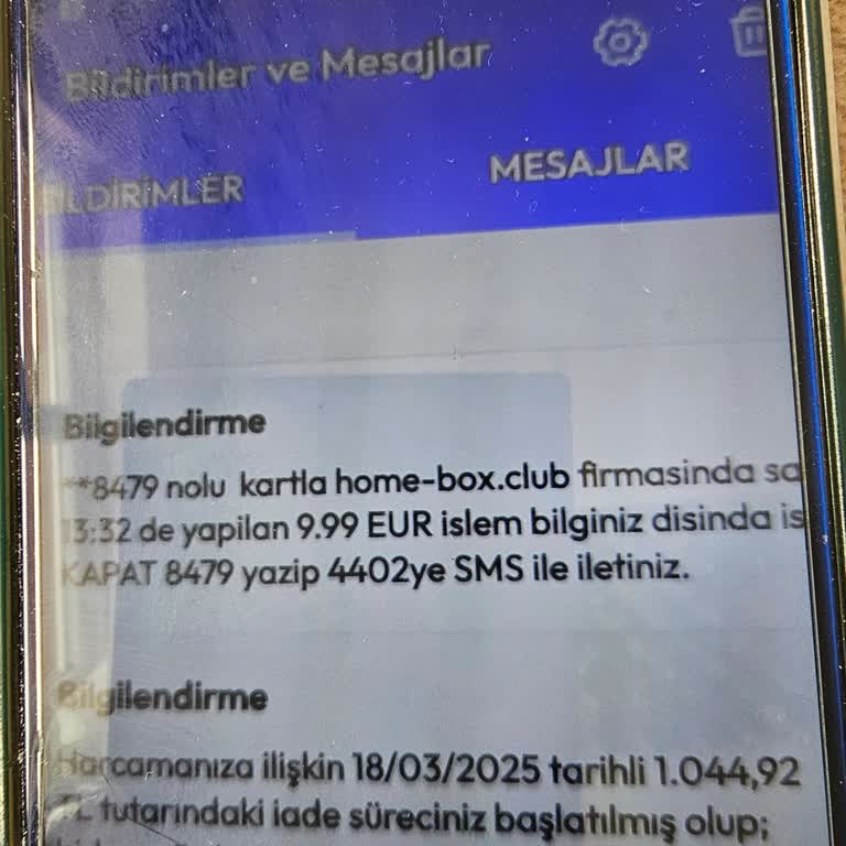 Sipariş Oluşturulmadan Alınan Ödeme