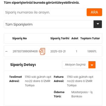 Yanlış Ürün Ve Hızlı Kargo Mağduriyeti