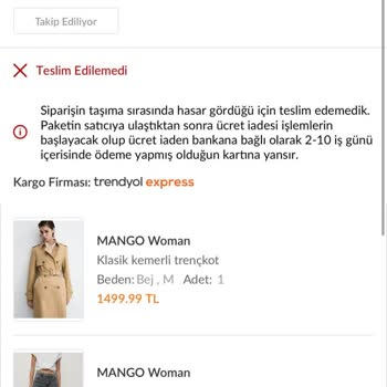 Trendyol'da İndirimli Ürün Teslimat Sorunu