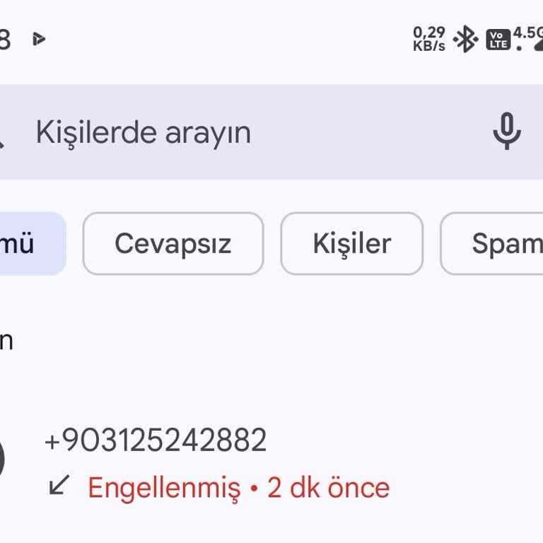 Bilinmeyen Numaradan Sessiz Arama Şikayeti