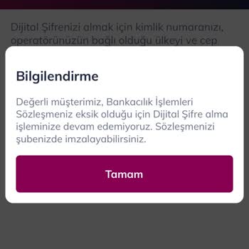 Dijital Şifre Ve Müşteri Hizmetleri Erişim Sorunu