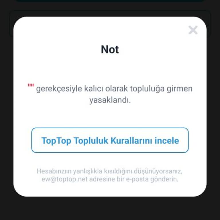Hesabım Neden Kapatıldı?