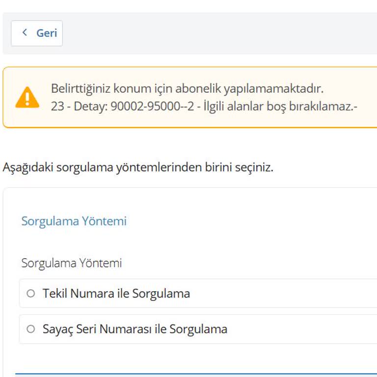Acil Elektrik Aboneliği Sorunu: E-devlet Üzerinden Başvuru Yapılamıyor