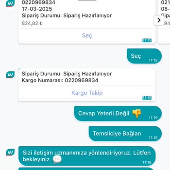Watsons Siparişimde Kargo Ve Müşteri Hizmetleri Sorunu