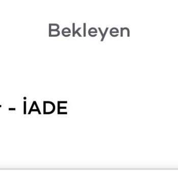 Eksik İade Edilen Ücret İçin Çözüm Bekliyorum