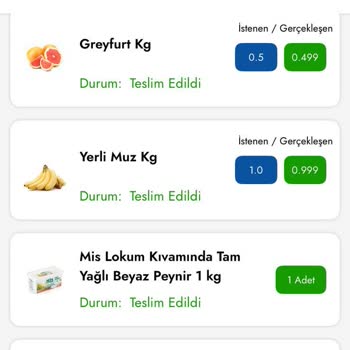 İade Edilmeyen Ürün Bedeli Ve Eksik Ürünler