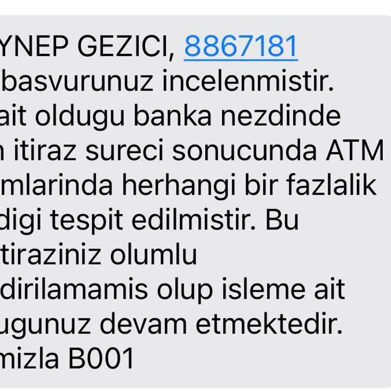 ATM Para Yatırma Hatası Ve Mağduriyet