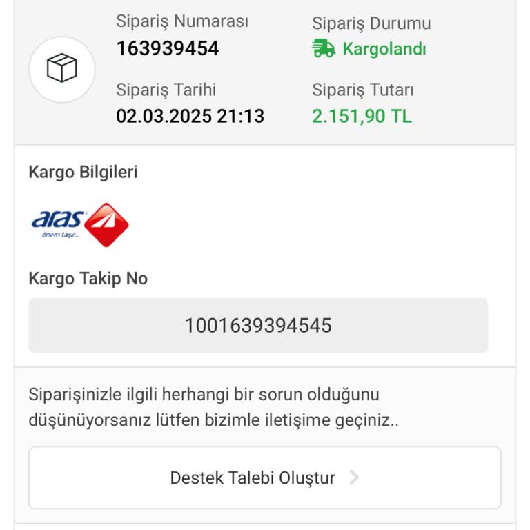 Damla Butik'ten Sipariş Sürecinde Yaşanan Sorunlar