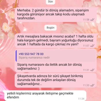 Kargom Yola Çıkmadı Cevap Yok