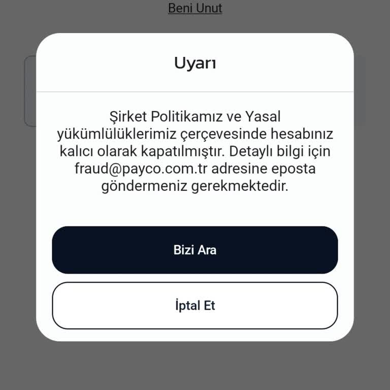 Hesabım Kapandı, Param İade Edilmedi
