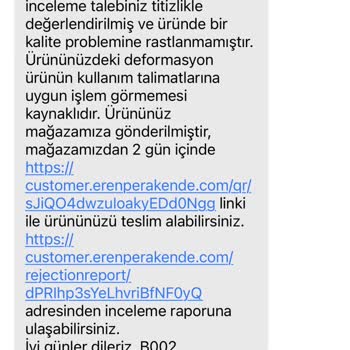 Lacoste Mağazasındaki İade Sürecinde Yaşanan Sorunlar