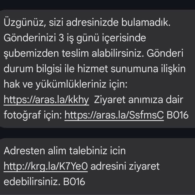 Aras Kargo'nun Hizmet Eksikliği Ve Yanıltıcı Beyanı
