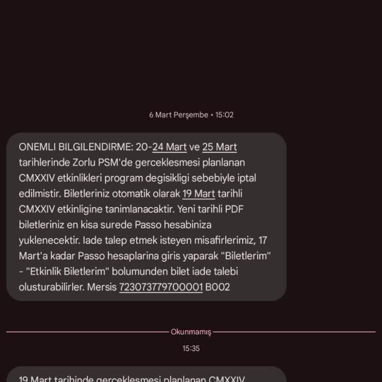 Gösteri İptalleri ve Yaşanan Mağduriyetler