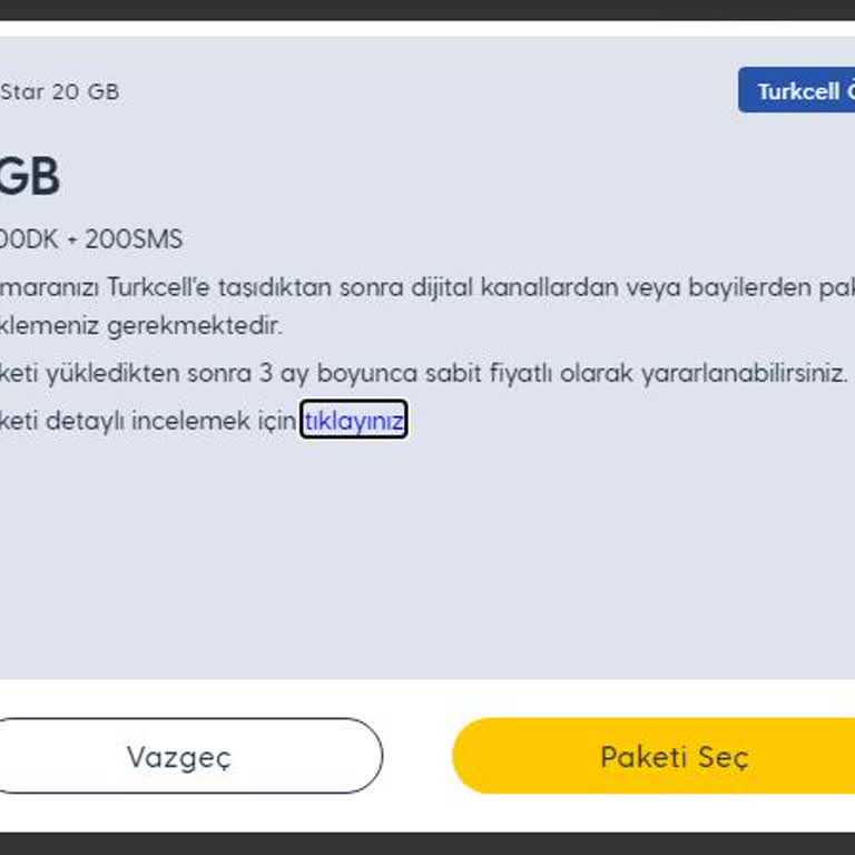 Turkcell Kampanya Karmaşası: Online İşlemlerde Paket Sorunu