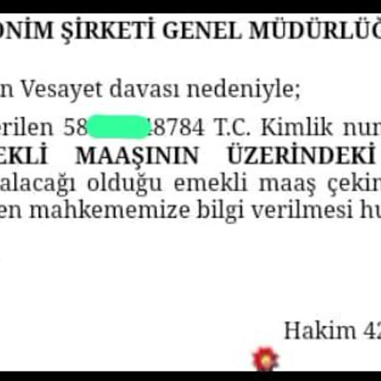 Bankanın Hatalı Blokesi Babamın Emekli Maaşını Mağdur Ediyor