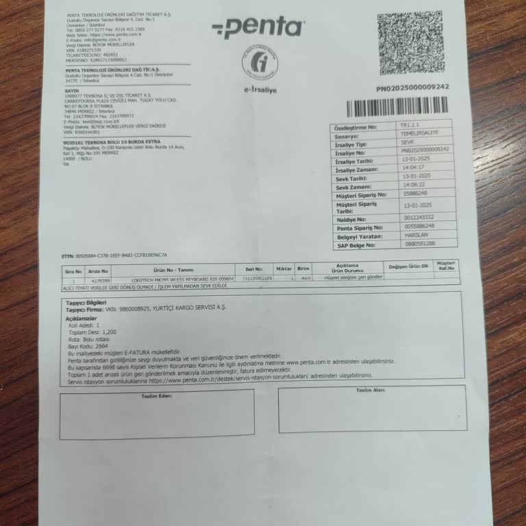 Eksik Parçalı Ürün Ve Servis Mağduriyeti