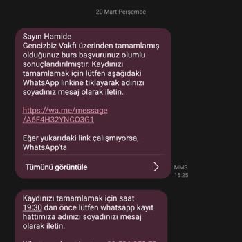 Genciz Biz Vakfı Burs Başvurusu Hakkında Güvenlik Endişesi