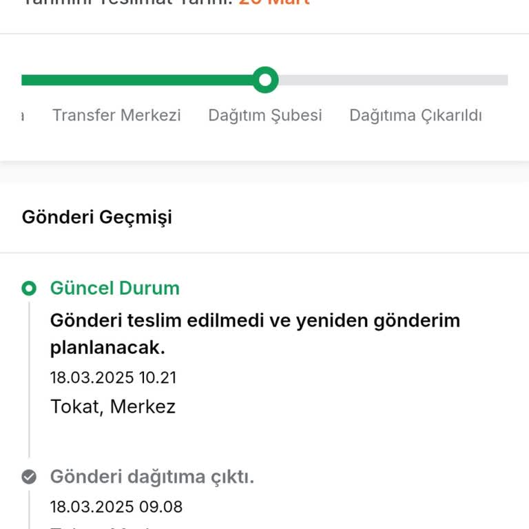 Tokat PTT Kargo Teslimat Sorunları Ve İlgisizlik