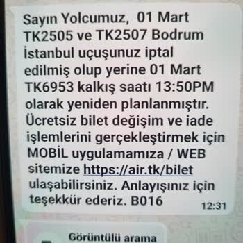 Uçuş İptali Ve İletişim Sorunlarıyla Mağduriyet