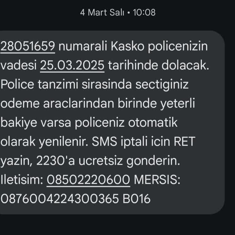 İzinsiz Kasko Yenileme Ve Haksız Para Çekimi