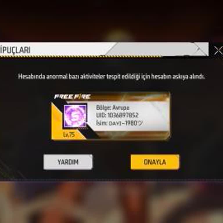 Garena Free Fire Haksız Hesap Engeli İle Karşı Karşıya