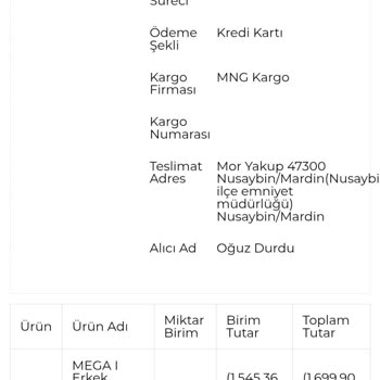 Sipariş Teslimatında Gecikme Ve Müşteri Hizmetleri Sorunu