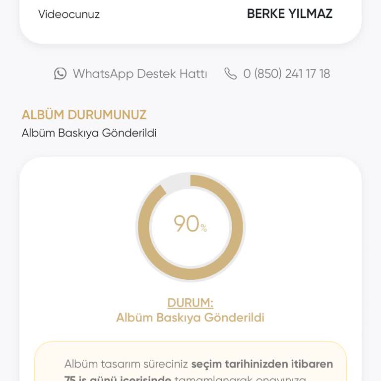 Albüm Teslimatında 6 Aylık Gecikme