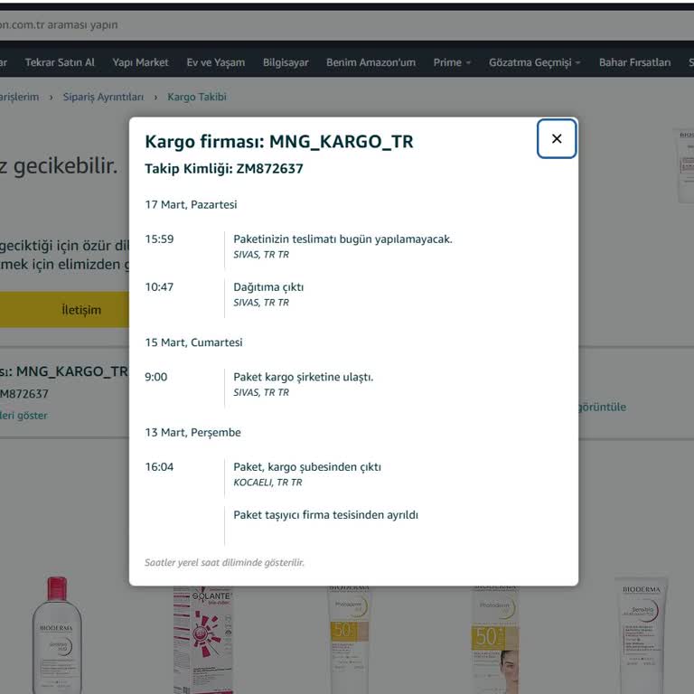 Teslimat Gecikmesi: 4 Günlük Bekleyiş