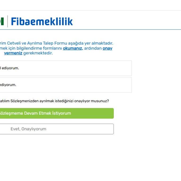 Otomatik Katılım İptalinde Sürekli Hata Sorunu