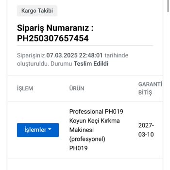 Yanlış Ürün Ve Yetersiz Müşteri Hizmetleri: Prohummer'dan Hayal Kırıklığı