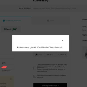 Converse TR'de Stok Ve İletişim Krizi: Çözüm Bekleyen Müşteri